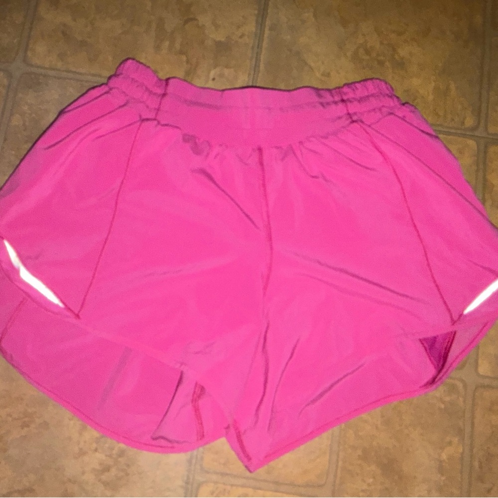 lululemon athletica Women's Hotty Hot Pink Athletic Running Shorts